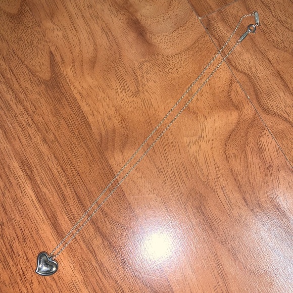 Authentic Tiffany & Co. Sterling Silver Heart Necklace